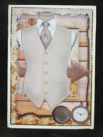 Male Card Gentleman by Susan Smith