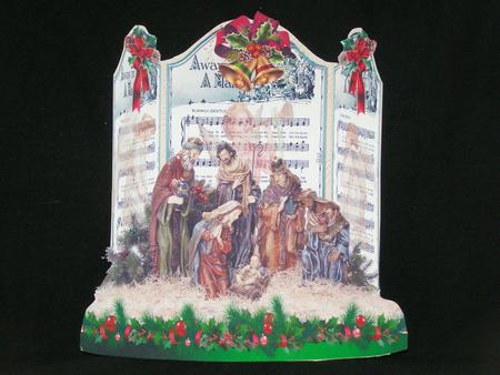 Away in the Manger Pyramage Shaped Card Mini Kit by Susan Smith
