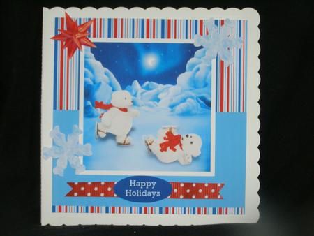 White Bears Skating by Susan Smith