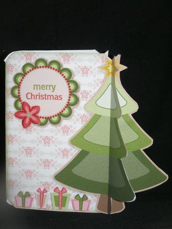 3D Christmas Tree Shaped Fold Card Kit by Susan Smith