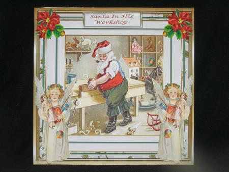 Angelic Vintage Christmas 8x8ins Mini Kit by Susan Smith