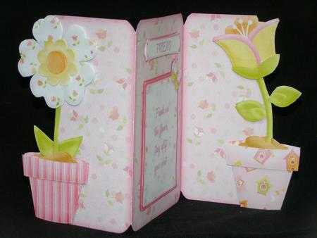 Like Flowers Shaped Tri Fold Card Kit by Susan Smith