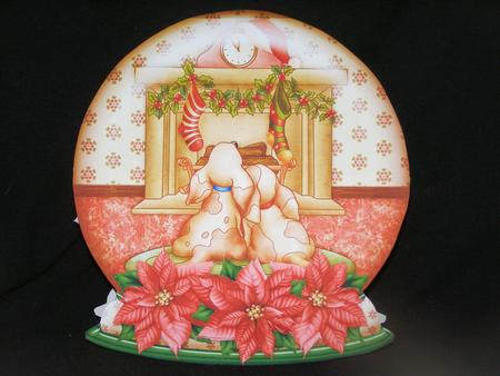 Christmas Snow Globe Waiting for Santa Shaped Card Mini Kit by Susan Smith
