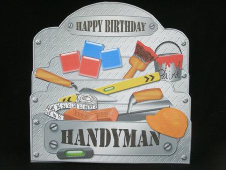 3D DIY Handyman Tools Pop Out Card Kit by Susan Smith