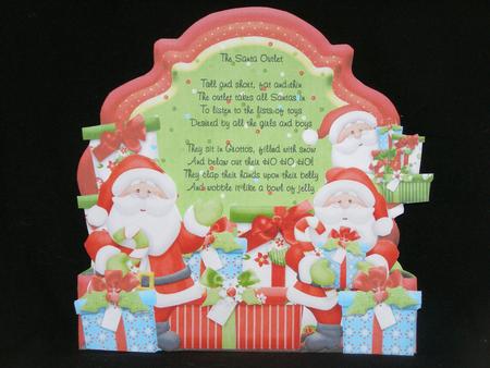 The Santa Outlet - Shaped Design by Susan Smith