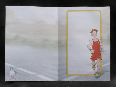 Jogger Dude (red) Insert by Susan Smith
