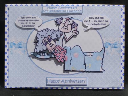 Stella and Gus Happy Anniversary by Susan Smith