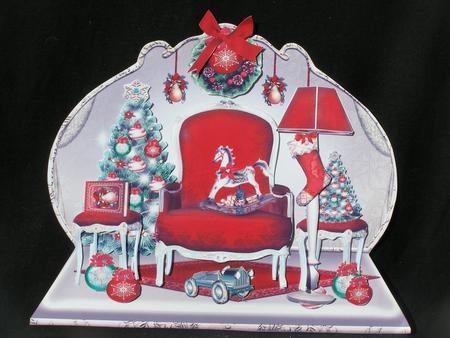 Festive Christmas Room by Susan Smith