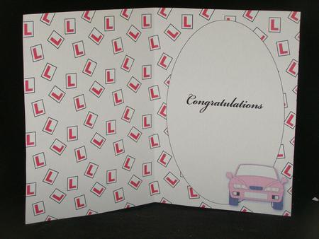 New Driver Insert Congratulations (pink) by Susan Smith