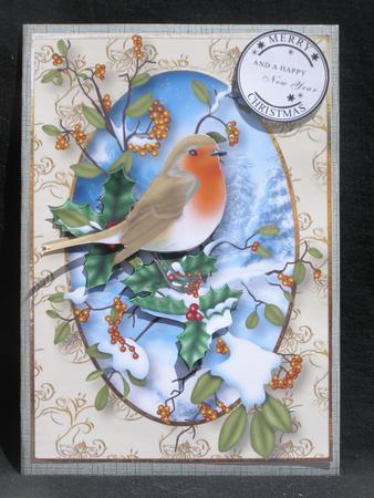 Gorgeous Christmas Robins by Susan Smith