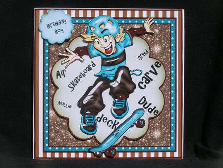 Extreme Boarder Card Front Kit by Susan Smith