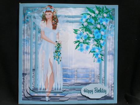 Blue Flowers Fairy Mini Kit by Susan Smith