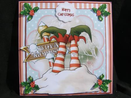 Burying Your Head in the Snow Card Front Kit by Susan Smith