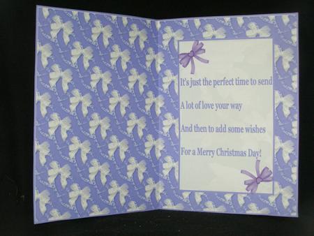 Christmas bows Insert by Susan Smith