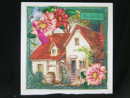 Cottage Country Life Topper with Decoupage by Susan Smith