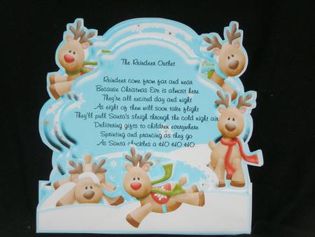 The Reindeer Outlet - Shaped Design by Susan Smith