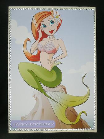 Redhead Mermaid Dudess by Susan Smith