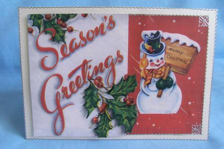 Seasons Greetings Quick Card by Susan Smith