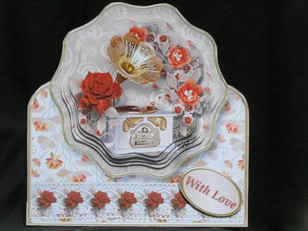 Old Fashioned Love Song - Stand-up Pyramid Card Mini Kit by Susan Smith