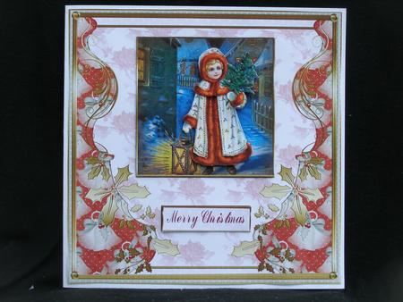 Holly & Berries Decoupage Mini Kit by Susan Smith