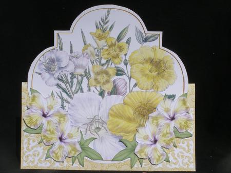 Lemon Hibiscus Fancy Over 3D Mini Card Kit by Susan Smith