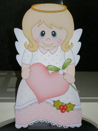 3D on the Shelf Card Kit - Little Christmas Nativity Angel by Susan Smith