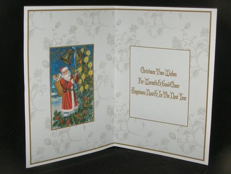 Vintage Father Christmas Insert by Susan Smith