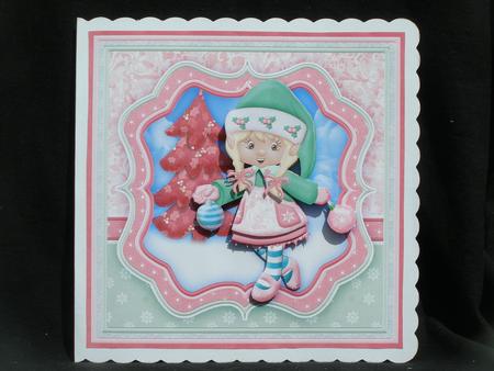 Christmas Fairy Decorating Tree 7.5 Mini Kit & Decoupage by Susan Smith