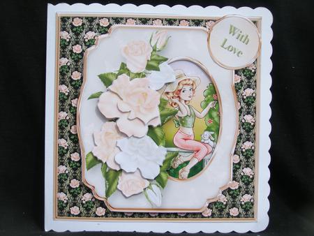 Rose Garden - Aperture Layer Card Mini Kit by Susan Smith