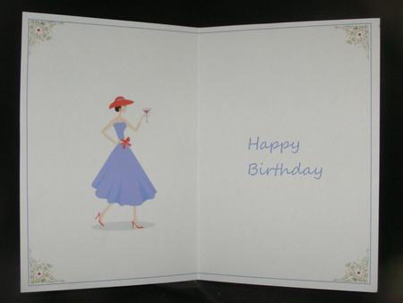 Girly Birthday Insert by Susan Smith