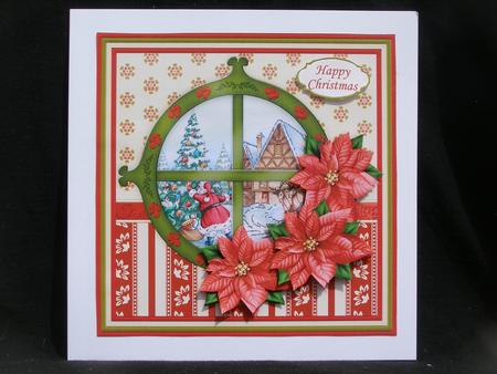 Through the Round Window Christmas Tree Topper & Decoupage by Susan Smith