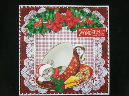 `twas the Night Before Christmas Card Front Mini Kit by Susan Smith