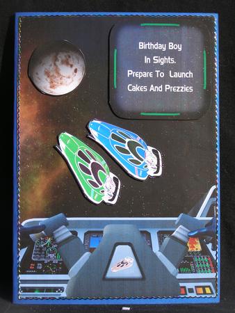 Space Cockpit A5 Mini Kit for Boys and Men by Susan Smith