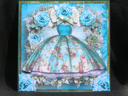 A Vintage Dress for Summer Card Front Kit by Susan Smith