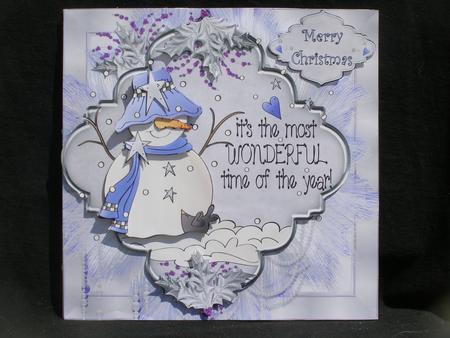 Snowman Most Wonderful Time of the Year Mini Kit by Susan Smith