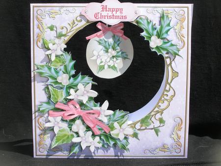 Stand Alone Easel Dangler Mini Kit - Winter Holly by Susan Smith
