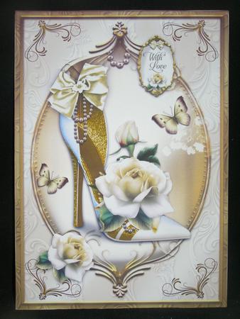 White Shoes for Lady Card Kit by Susan Smith