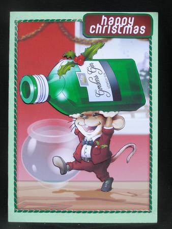 Christmas Gin Mouse! by Susan Smith