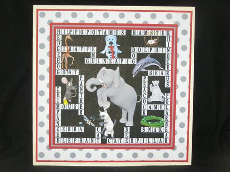 Puzzle 2 Crossword Animals by Susan Smith