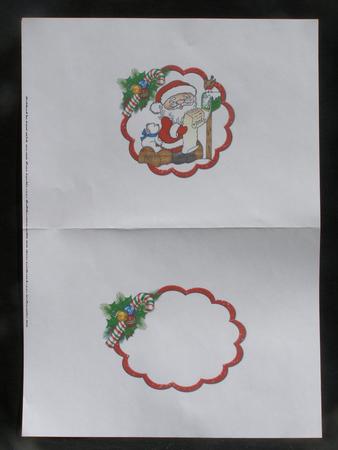 Santa Checks His List Insert by Susan Smith