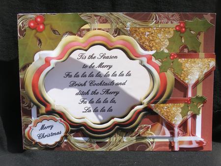 Tis the Season - A5 Landscape Aperture Complete Card by Susan Smith