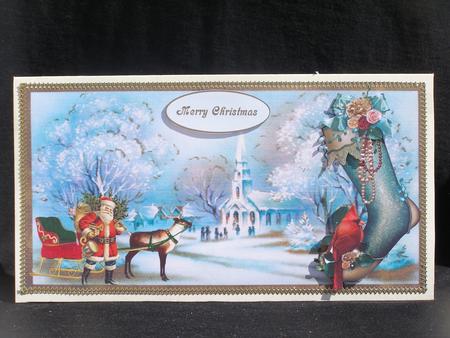 Christmas Spirit Scenic Card Topper Set by Susan Smith