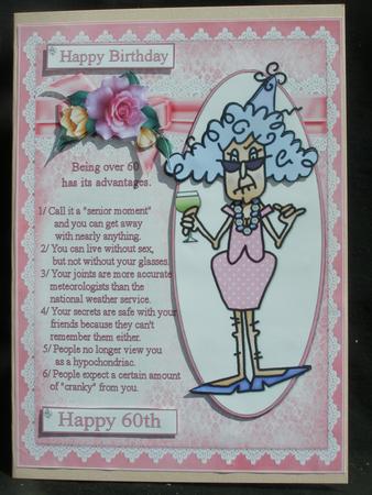 Stella Advantages of Being Over 60 Quick Card by Susan Smith