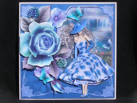 1950's Style Forget-me-not Mini Kit by Susan Smith