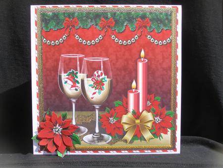 Drinks for Two on Christmas Eve. by Susan Smith