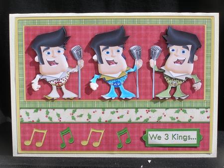 We 3 Kings Humorous Christmas Decoupage by Susan Smith