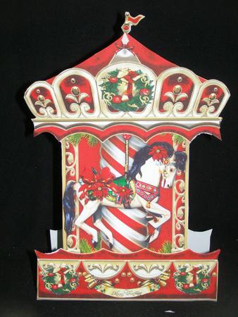 Christmas Red Carousel by Susan Smith