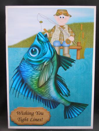 Catch of the Day - Father's Day, Dad, Son, Brother by Susan Smith