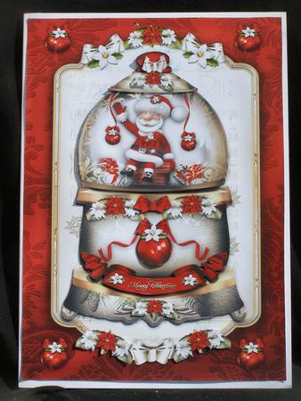 Christmas Snow Globe with Santa by Susan Smith