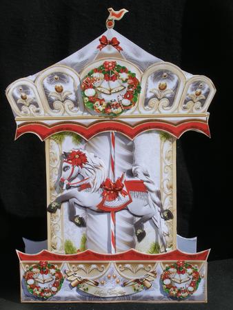 Christmas Silver Carousel by Susan Smith